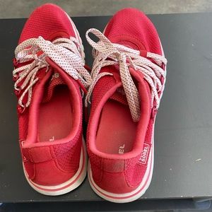 Sorel Kinetic Red Sneakers